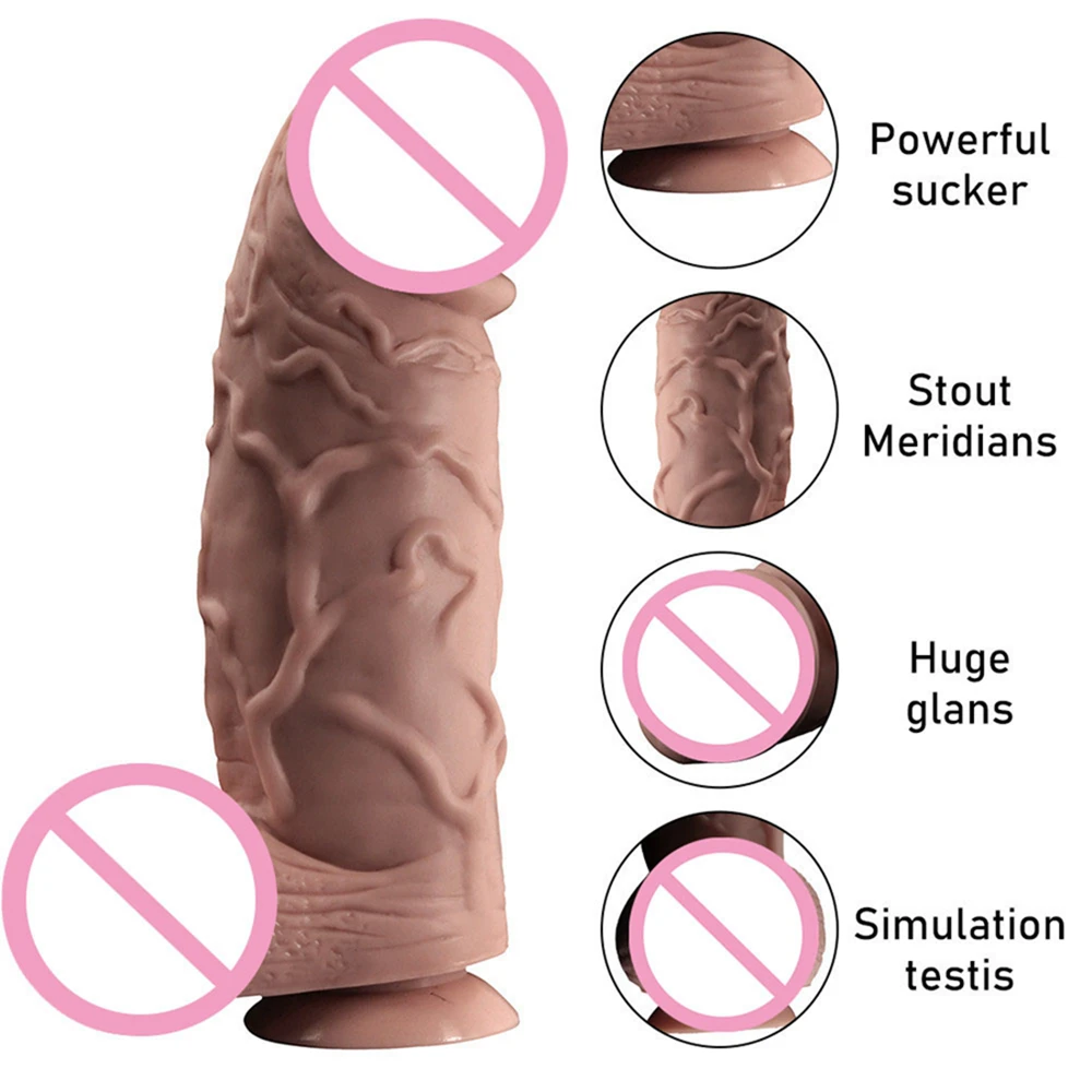Women Sex Toys Big Dildo Soft Silicone Long Dildo with Suction Cup Realistic Big Penis For Anal Orgasm sex toys