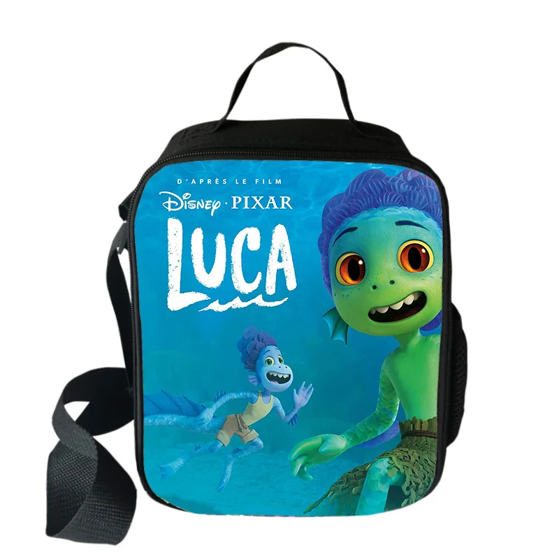 

Disney Luca Alberto Sea Monster Protect Lunch Bags Travel Tote Bags Picnic Food Fresh Storage Bags Student Messenger Bag