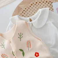 Girls' Sweater 0-5 Years Old Baby's Autumn Dress Children's Cardigan Baby's Sweater Baby's Jacquard Knitting Vest Baby Clothes 5