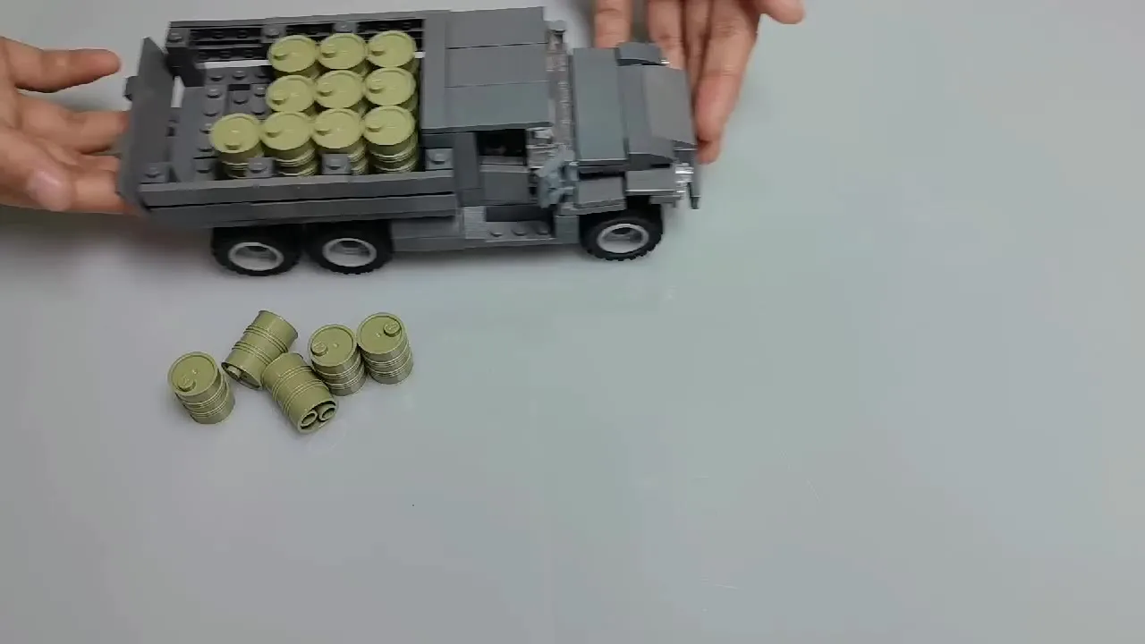 MOC Военный Грузовик Урал-375 300+ деталей