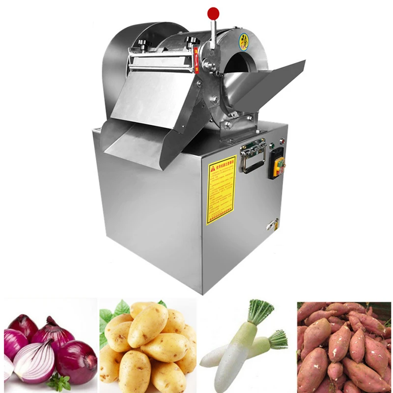 Commercial Dual Head Electric Vegetable Cutter Onion, Potato, Radish, Tomato  Dicer - AliExpress