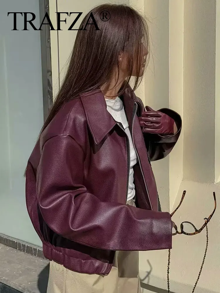 Women’s Faux Leather Jacket 5