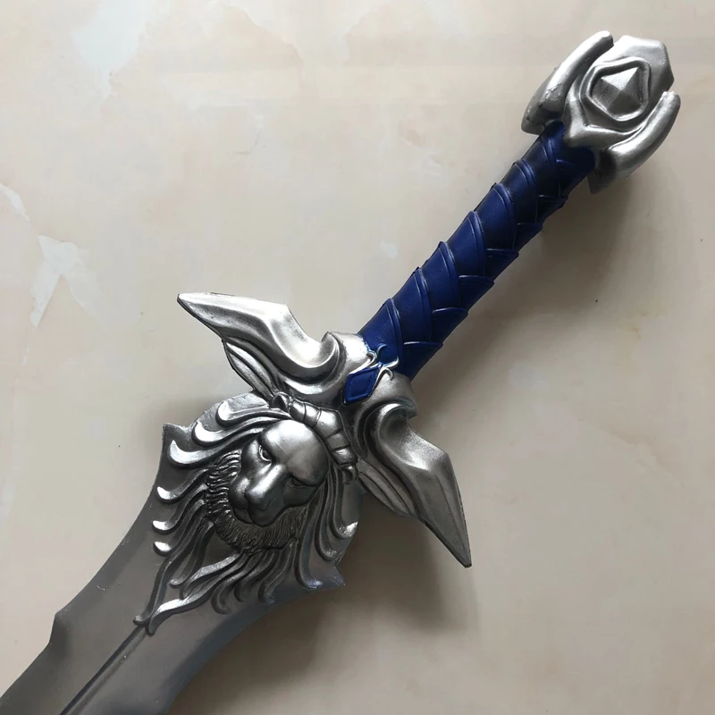 104cm Big Sword Sheep Head King Sword Beast Gold Lion Sword Game Movie Weapon Cosplay Sword Safety PU Gift Toy 6