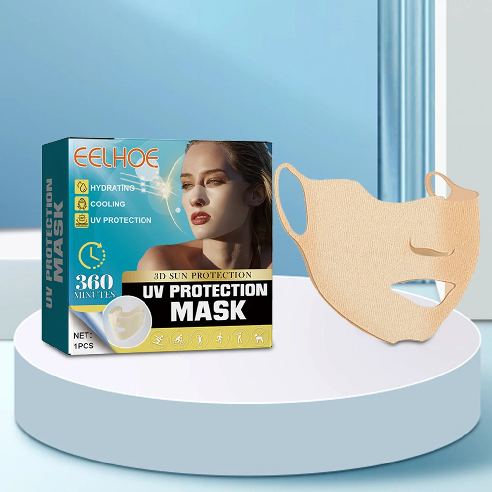 UV保護マスク,通気性,調節可能,抗紫外線,顔,屋外,夏 - AliExpress