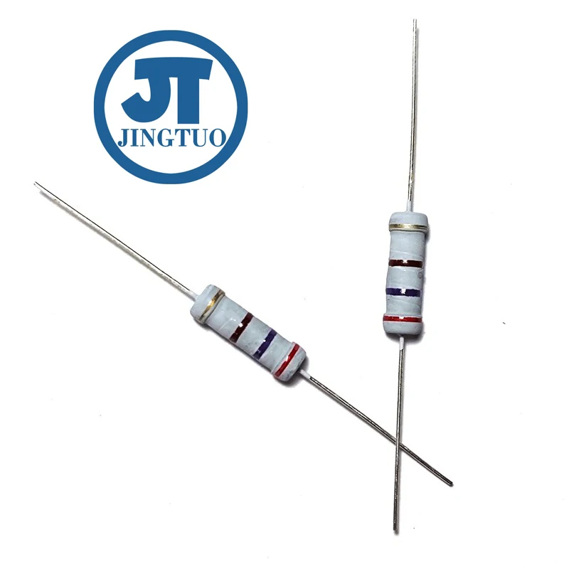 Metal Film Resistor Metal Oxide Film Resistor 2Watt Carbon Film 2W 1.2R 3.3E 150 180 220 240 270 330 360 390 470 510 560 680 820 100K 910K 1R-1M Ohm