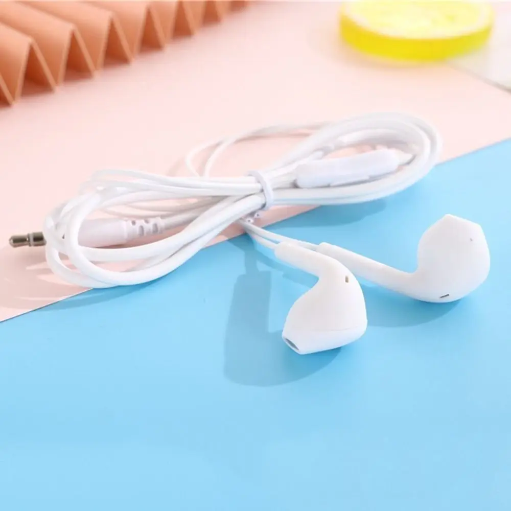 High-Quality 3.5mm Stereo In-Ear Earphones with Microphone and Enhanced Bass