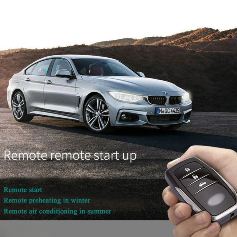 

Remote Control Engine Start Mobile Phone Bluetooth Compatible PKE Keyless Entry System Car Alarm Push Button Start Stop Function