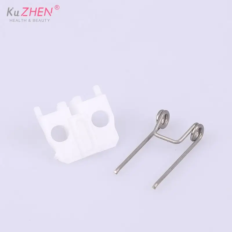 1Set Hair Clipper Swing Head Clipper Guide Block Replacement Parts With Tension Spring Accessories For 8081 hair clipper