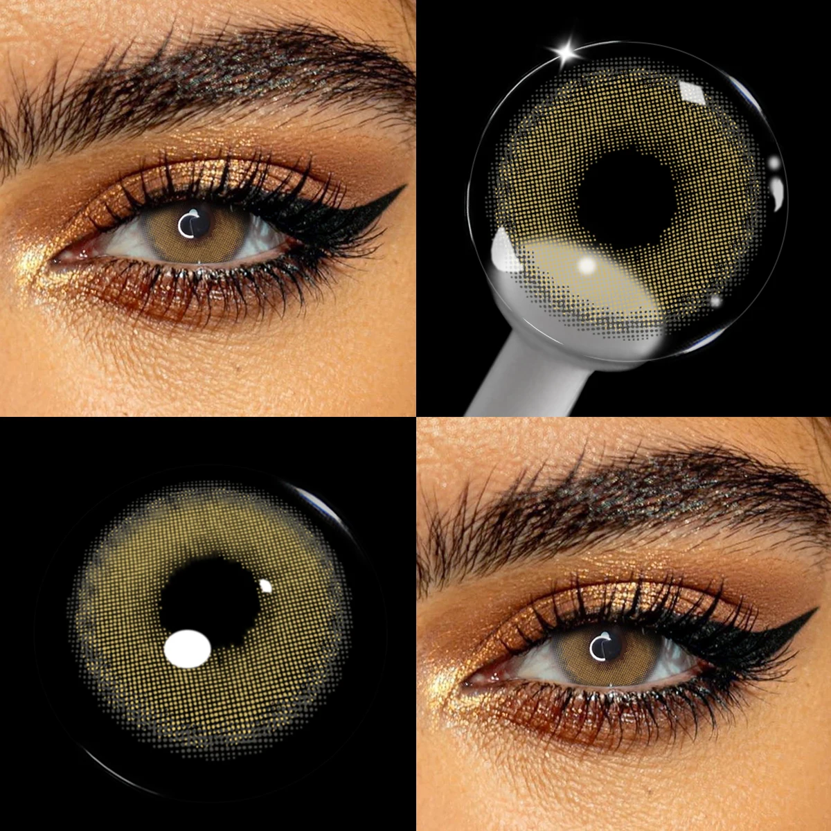 Lalens Soft Blue Colored Contact Lenses - Natural Look, Half-Yearly Wear