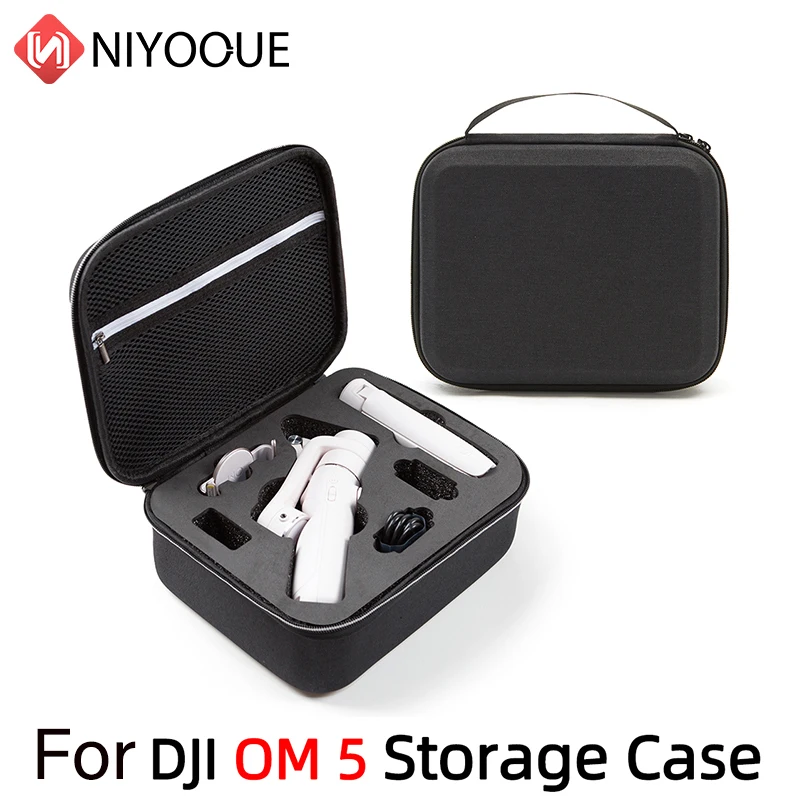 Borse Di Stoccaggio Per Dji Om 5 Custodia Da Trasporto Durevole Nera Per Dji Om5/Osmo Mobile 5 Accessori Cardanici Palmari Borsa Portatile Semplice