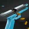 G17 Laser Version Automatic Shell Ejection Toy Gun Airsoft Pistol Armas Children CS Shooting Weapons for Boys 3