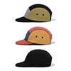 New Custom Logo Color Blocking Corduroy 5 Panel Baseball Caps Outdoor Casual Women Adjustable Trucker Cap Men Retro Peaked Hat 4