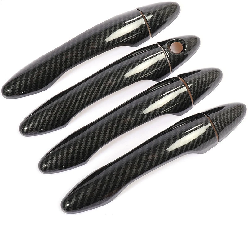 Kia Optima K5 2011-2015 스마트 자동차 탄소 섬유 스타일 외부 도어 핸들 몰딩 커버 트림 스티커 장식 자동차 액세서리