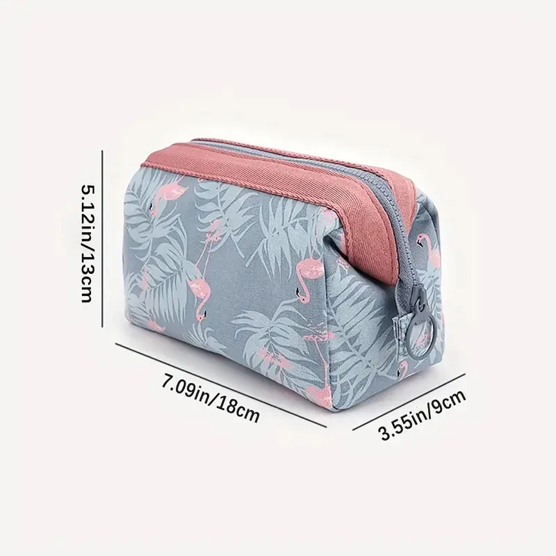 Women’s makeup bag flamingo travel essentials toiletry storage bag portable Cosmetic Bag large capacity organizer storage bag Best Sellers In Luggage, Bags