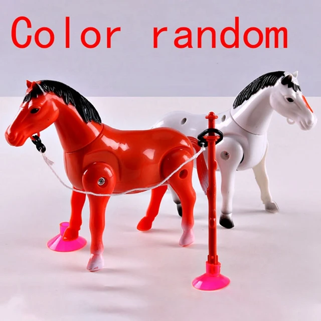 1 Set Electric Horse Around Pile Circle Toy Action Figure Toys & 1 Set Ambulance Vehicles Toys 1/32 Diecast Car Model 3