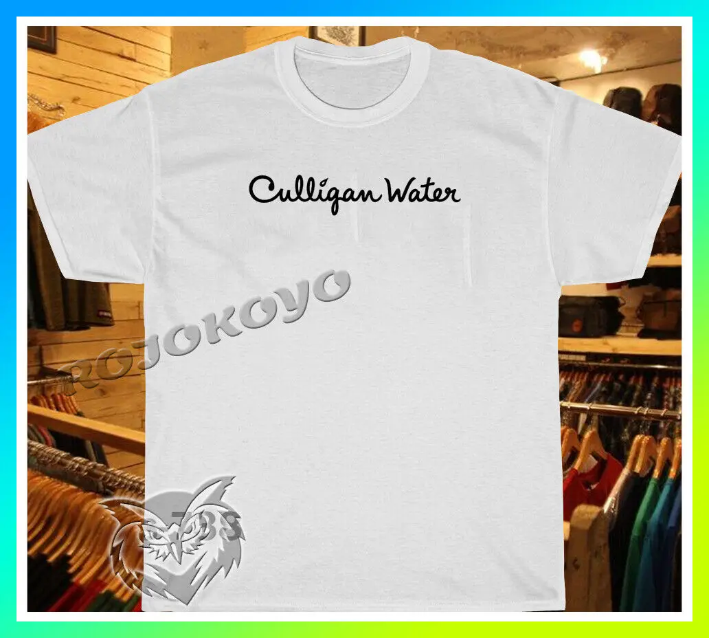 Nuovo Articolo Filtri Per L'Acqua Culligan Logo Maglietta Da Uomo In Cotone Pesante Taglia S-5Xl