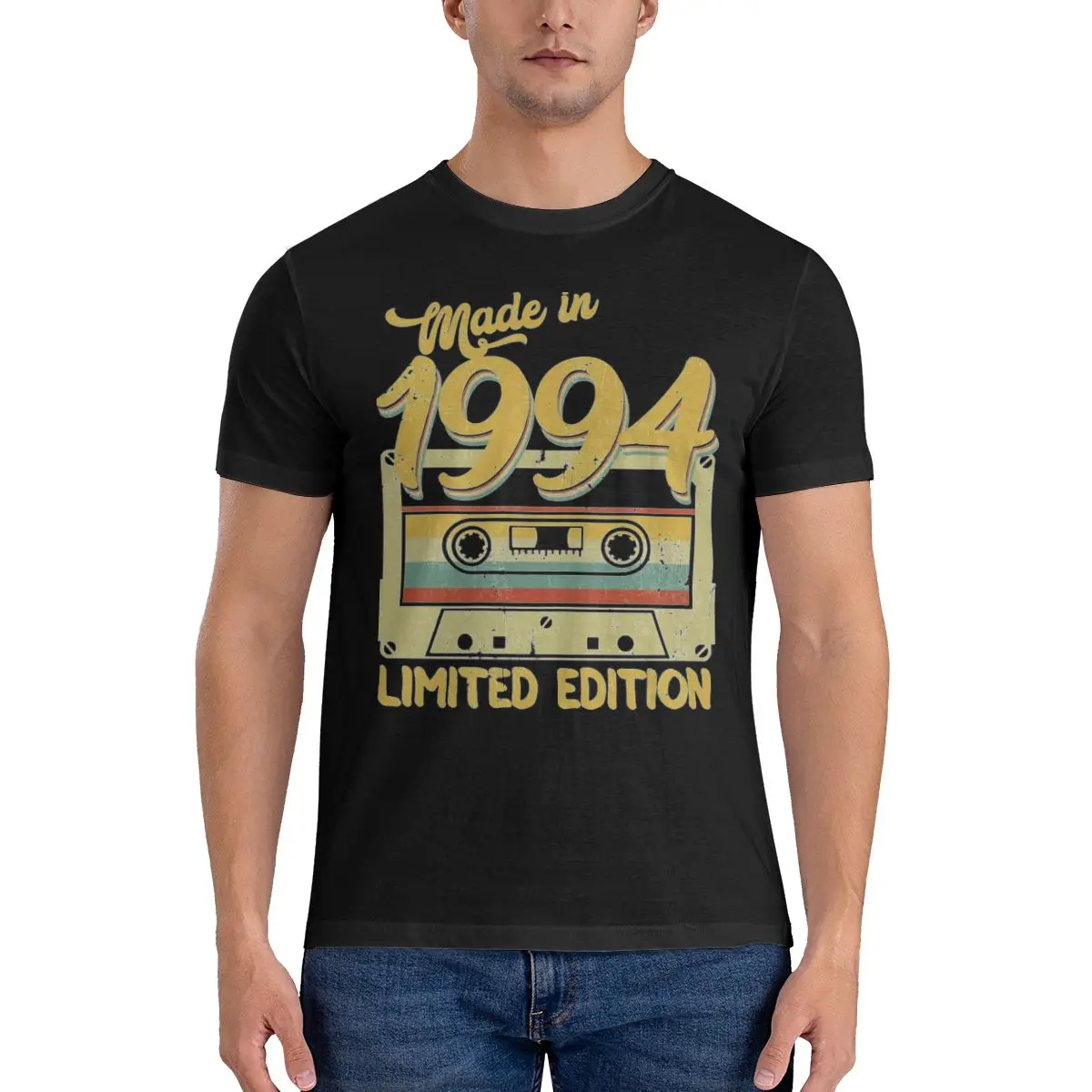 Made in 1994 한정판 생일 선물 티셔츠, 30 세 웃긴 100% 면 티, O넥 티셔츠, 플러스 사이즈 의류