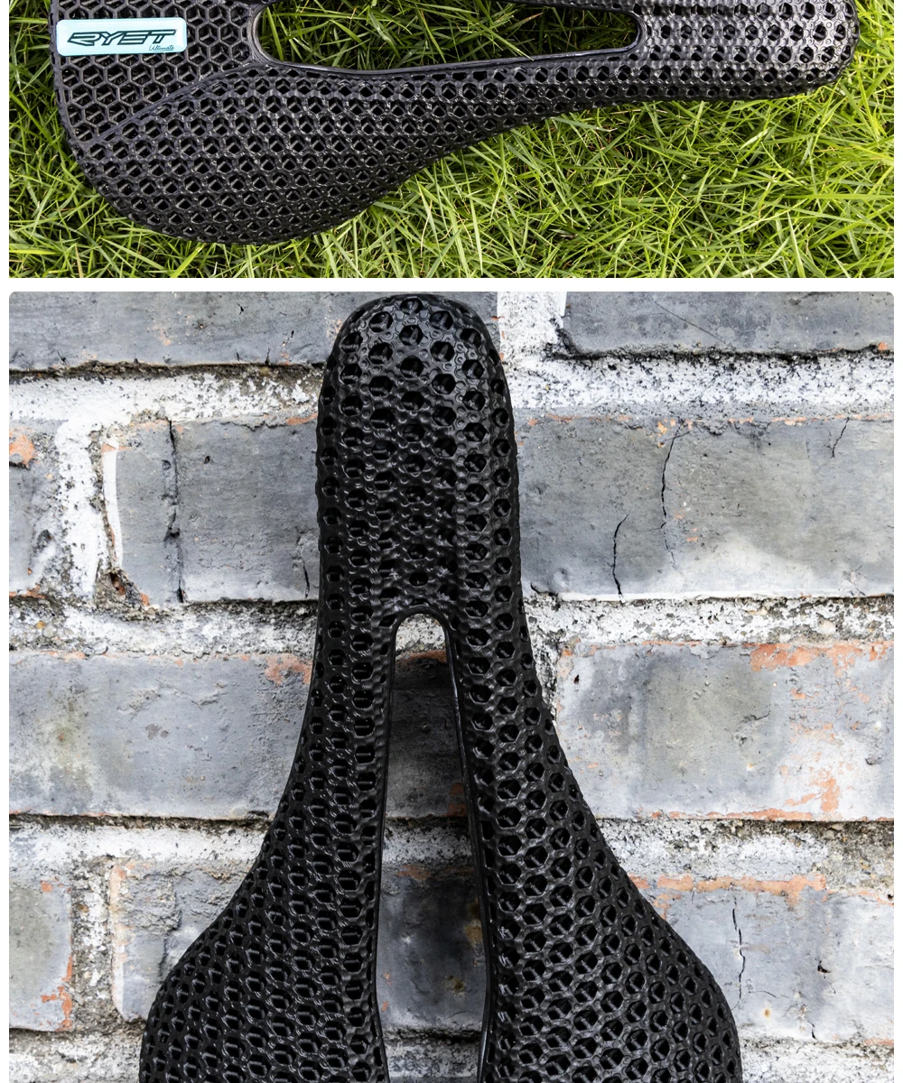 RYET 3D Gedruckt Fahrrad Carbon Sattel 140mm 143mm Super Licht Straße MTB Racing Sättel Fahrrad Sitzkissen radfahren Sitz Teile – Detail 26