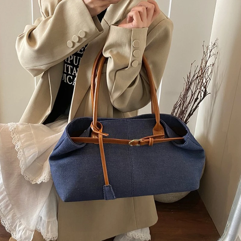 Borsa a Spalla da Donna 2025 di Alta Qualità, Alla Moda, Versatile, per il Pendolarismo, Semplice, Casual, Grande Capacità, Monospalla - immagine 4