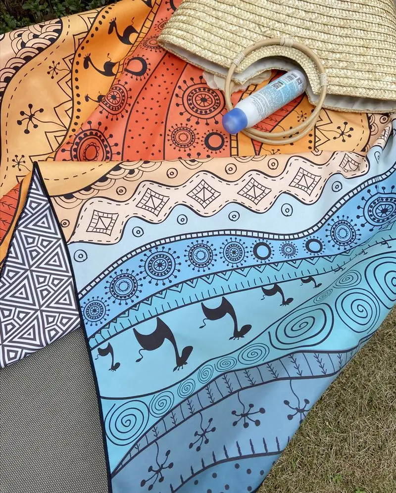 Premium Double-Sided Microfibre Quick-Dry Sports & Beach Towel