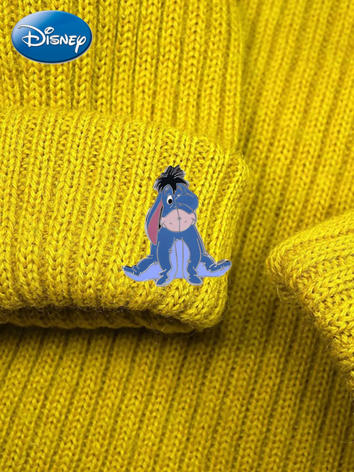 Disney Officially Licensed Pin Winnie the Pooh and Eeyore Pins Cartoon Brooch Cute Collectible Enamel Pins Lapel Pin for Jackets