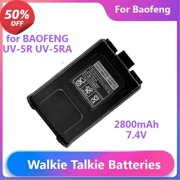Batterie Walkie Talkie BL-5 per BAOFENG UV-5R UV-5RA UV-5RT UV-5RE BF-F8HP 3800/2800mAh Batteria agli ioni di litio da 7,4 V