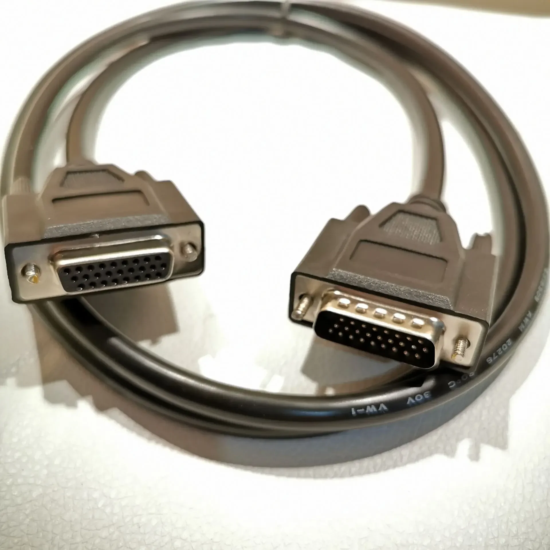 DB26 Male to Female Adapter Data Cable HDB26 26Pin Extension Wire Black ...