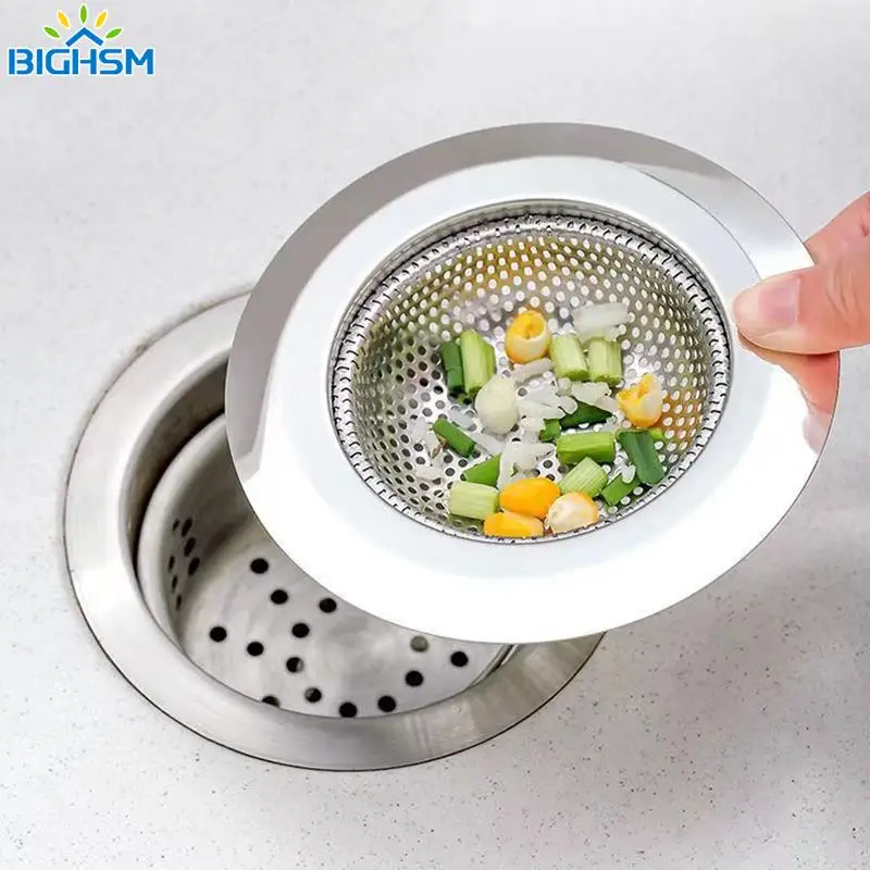 

Сетчатый фильтр для кухонной раковины, фильтр из нержавеющей стали для раковины в ванную комнату, сетчатый фильтр для отверстий в сливе, ловушка для отходов, 1 шт.