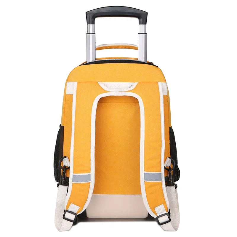 Zaino per bagagli trolley alla moda con ruote Borse da viaggio trolley di grande capacità Bagagli rotolanti Borsa da scuola per laptop aziendale - immagine 4