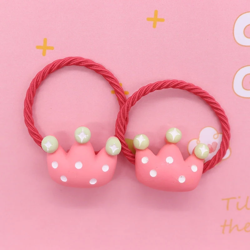 Vibrant Halloween Resin Strawberry Hair Accessories Set
