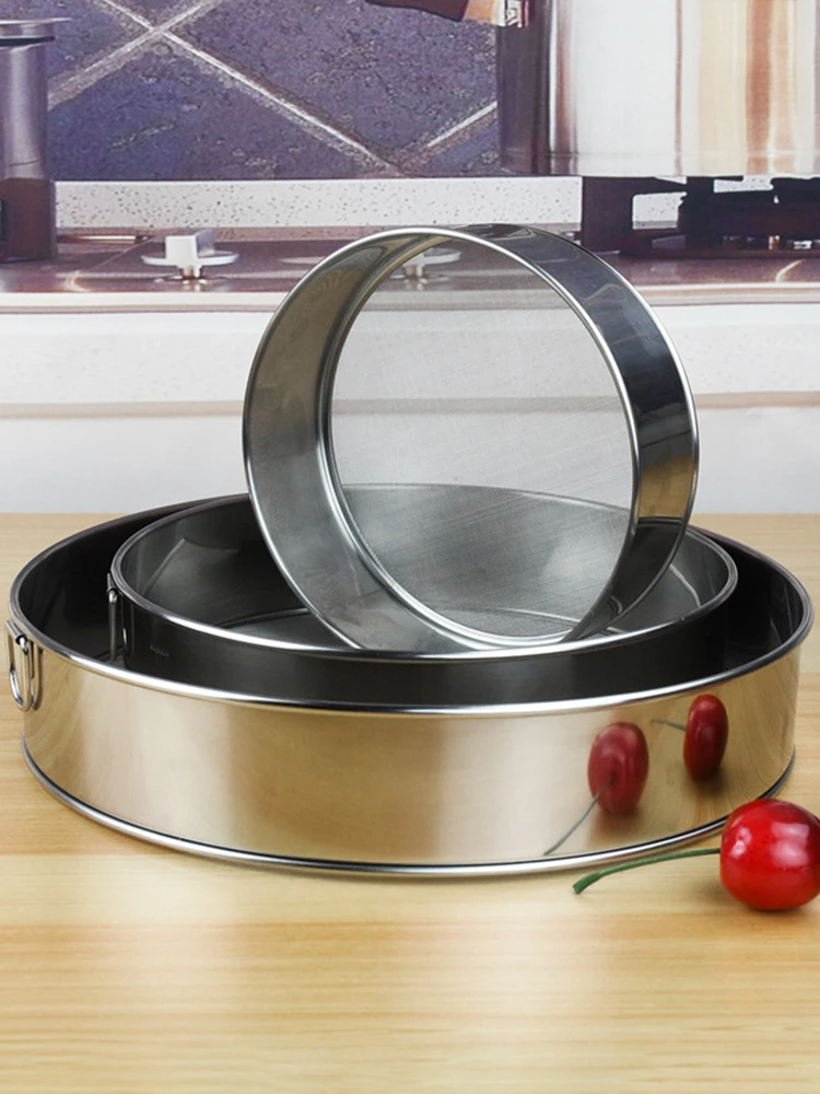 Professional round stainless steel sieve 60 meshes