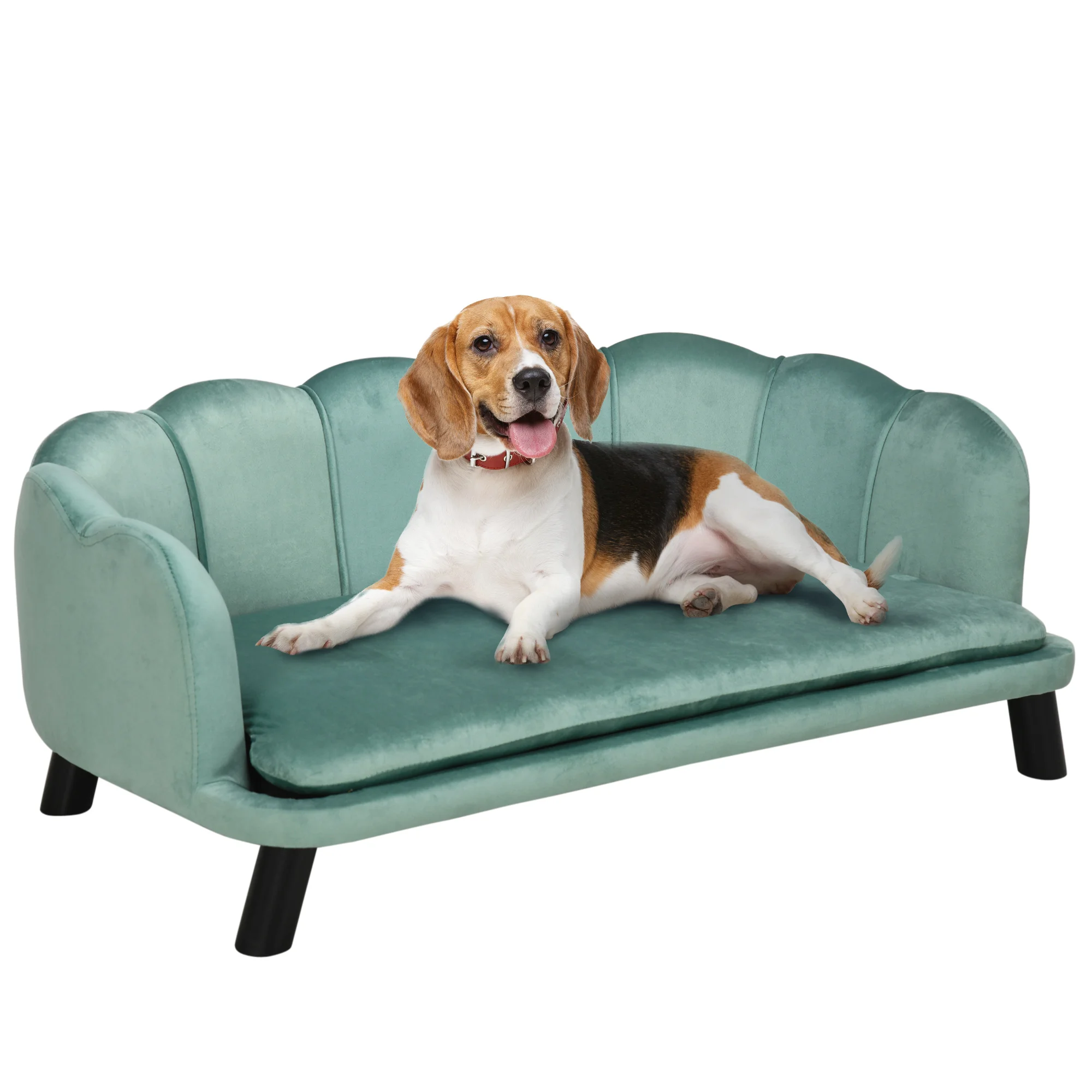 Sofa Para Perros PawHut Sofu00e1 Para Perros Medianos Con Patas De