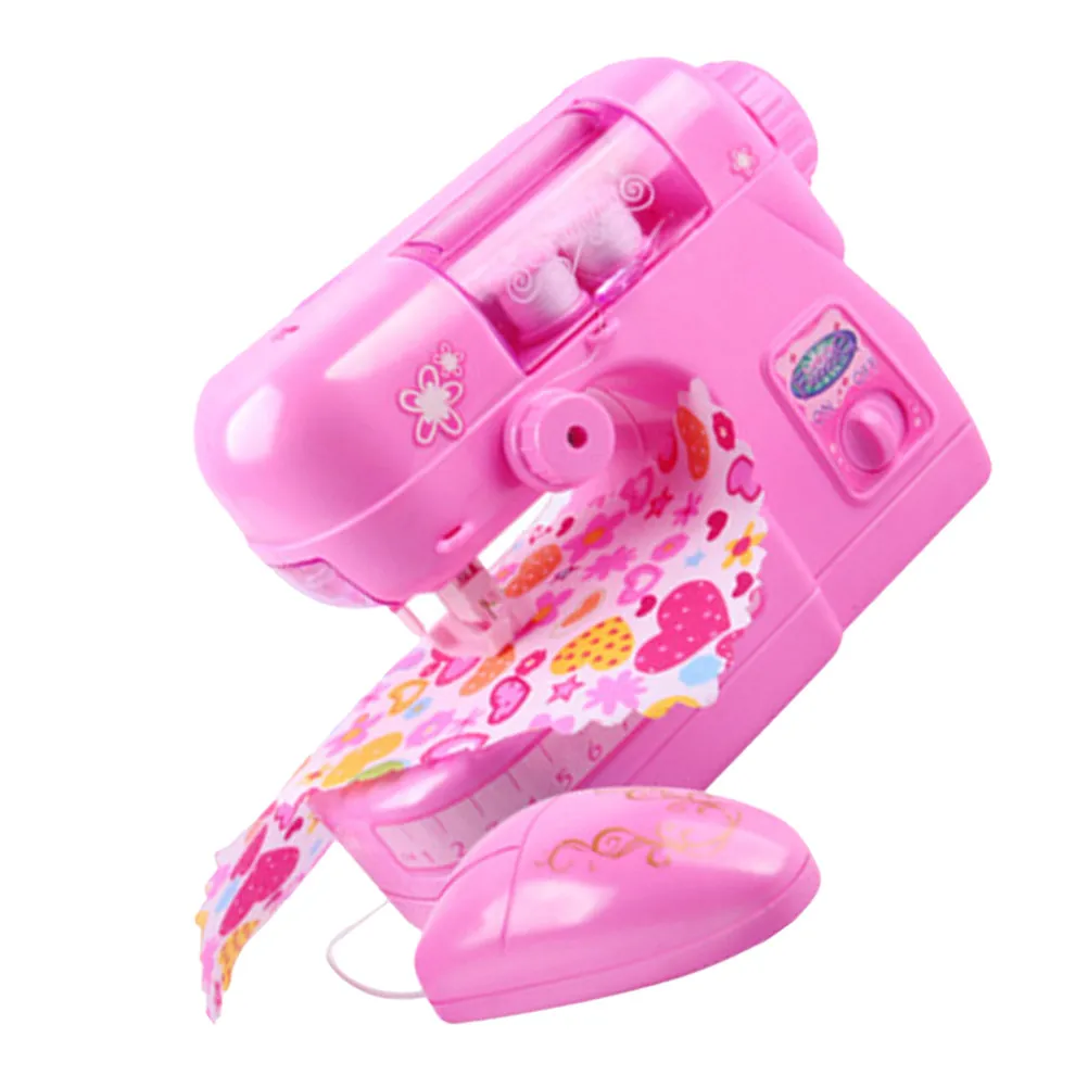 미니 재봉틀 휴대용 교육용 학습 도구 어린이 패션 디자인 창의력 소근육 발달