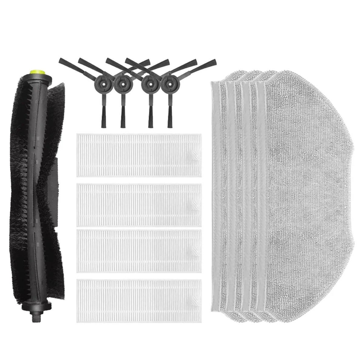 FZFZ For 360 S10 / X100 Max Vacuum Cleaner Accessories Main Side Brush Hepa Filter Mop Rag Replacement Parts