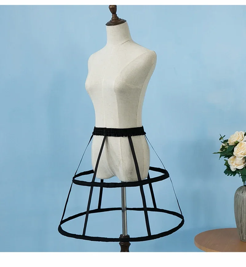 Two Hoops Womens Petticoats Slip Underskirt White Black Crinolines for Short A Line Dress Cocktail Dresses Skirt Slip
