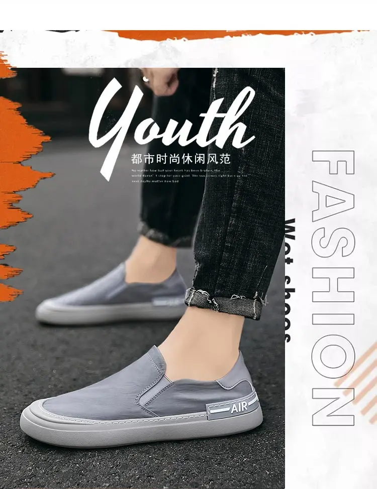 2021 Summer Men Sneakers Light Ice Silk Cloth Casual Shoes Men Breathable Walking Flat Shoes Man Loafers Zapatillas Hombre