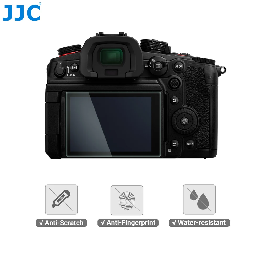 JJC 루믹스 GH6 강화 유리 화면 보호기, 스크래치 방지 LCD 화면 커버, 파나소닉 루믹스 S9 S5 II S5 IIX DC-GH6 G9 G110