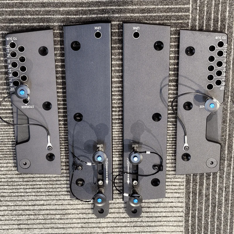 MW Audio 12" Aluminium Line Array Rigging-Kit, 4-Punkt-Hardware für professionelle Bühnenlautsprechersysteme – Detail 10