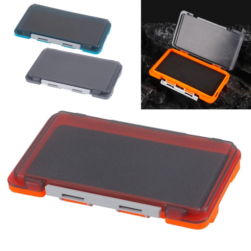 

High-strength Super Slim Translucent Fly Fishing Lures Box for Fly Hook Sequin Bait Storage Slit Foam Case