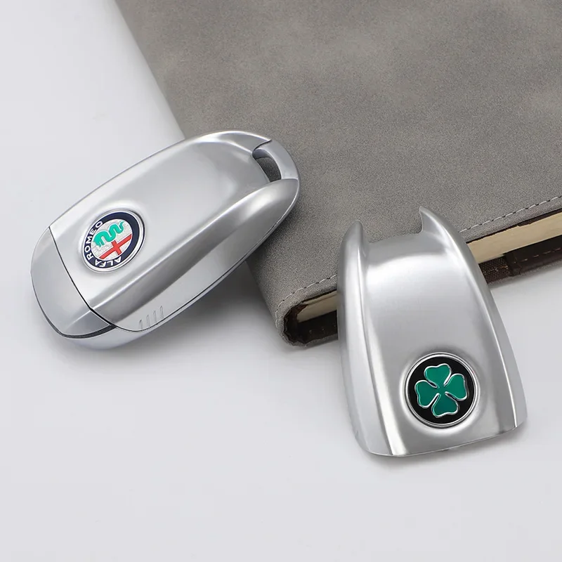 Alfa Romeo Luxury Car Key Cover Replacement - Premium Leather Finish
