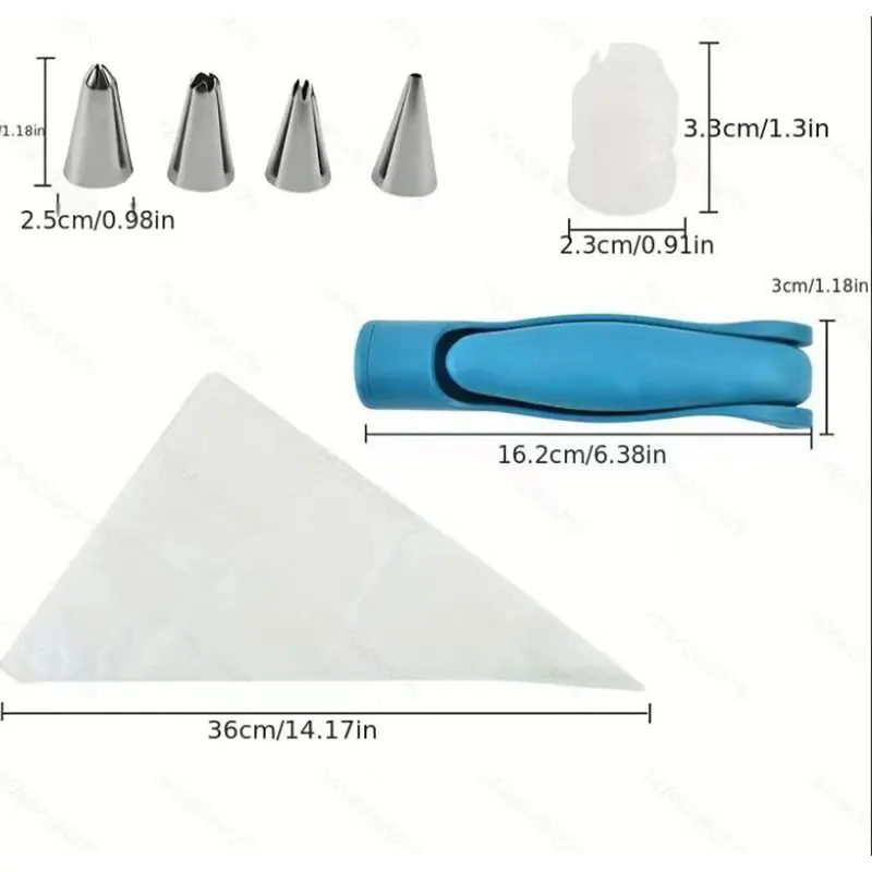 Cake Decorating Pen Tool Kit Frosting Pipe Kit Pastry Bag Frosting Pen Lace Head cake decorating tip set