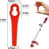 80 Pcs 8.3CM Plastic Grass Trimmer Blade Replacement Blades Lawn Mower Blades For  Einhell Lawn Mower 3
