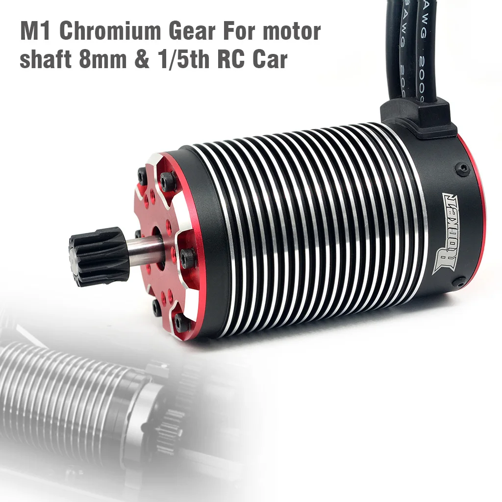 Precision-Cut 8mm Motor Gear, 13T-49T Pinion for High-Performance RC Cars