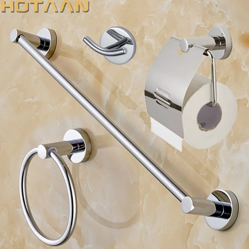 .,stainless steel Bathroom Accessories Set,Robe hook,Paper Holder,Towel Bar,bathroom sets, chrome HT-810900-A