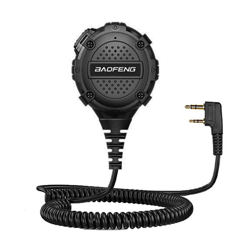 2023 Baofeng Microphone Walkie Talkie Accessories Tangent Mic Shoulder Speaker PTT for Kenwood UV-5R UV82 UV-17 two way radio baofeng radio speaker ptt microphone for two way radio walkie talkie uv 5r uv 5ra uv 5re bf uv82 bf 888s gt 3 microphone speaker