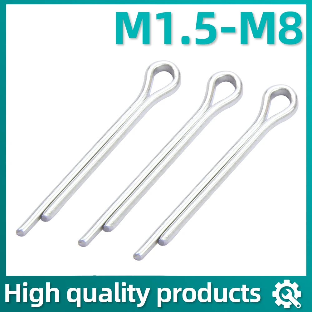 Split cotter pin 2-50pcs for automotive repair M1.5 M2 M2.5 M3 M4 M5 M6 M8 304 SS