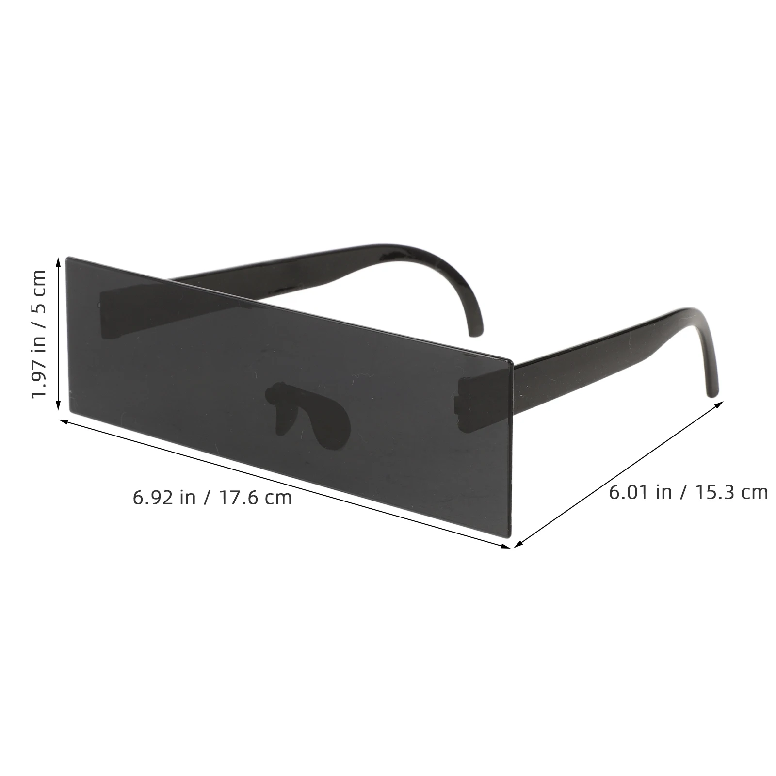 1pc Mosaic Sunglasses Portable Personalized Creative Mosaic Sunglasses Party Glasses for Travel Trip Women