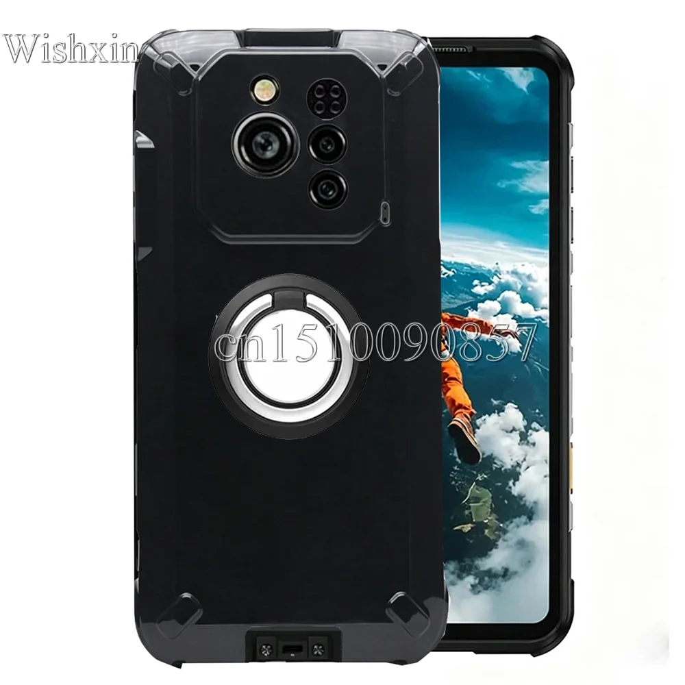Shockproof Soft TPU Kickstand Ring Holder Case