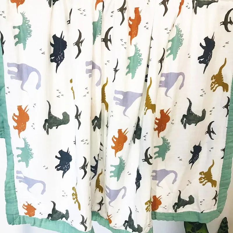 2 Layer Bamboo Cotton Baby Blanket Swaddle For Infant Baby Bedding Swaddle Bath Towel Blanket For Newborns