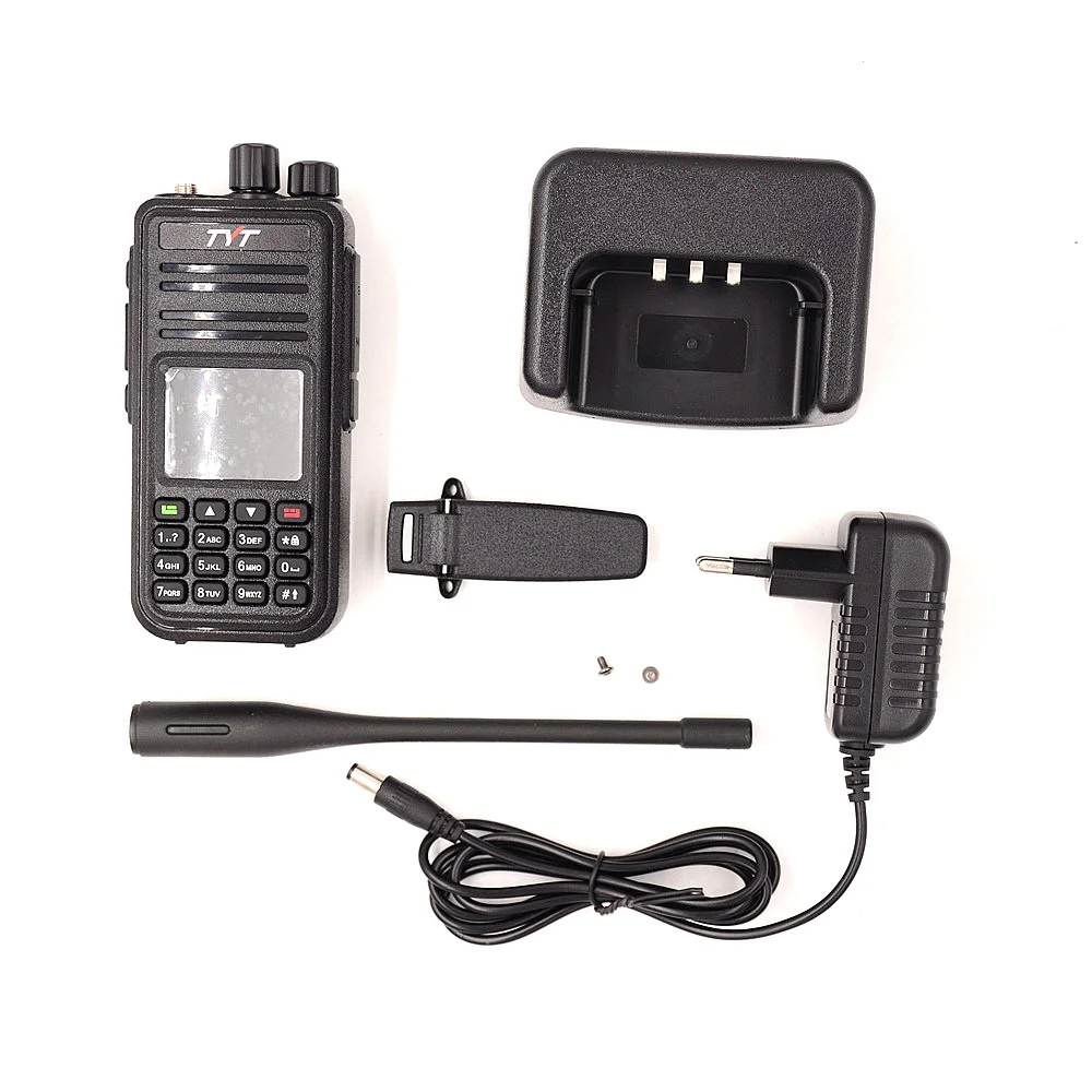 Tyt Walkie Talkie Mesa Carregador Base & Adaptador Eua ue au Reino Unido ac Plug para Md380 Rt3 Rt3s Md760 Dmr Presunto Rádio Fonte de Alimentação Accessorry - Image 5